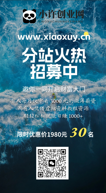 做项目不如卖项目,卖项目不如做网站,加盟一个和我一样的平台,实现7*24小时自动赚钱!